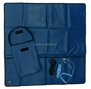 Kit de service sur site ESD, kit d'entretien antistatique en vinyle avec 2 poches pour la réparation de circuits imprimés - Product Image 1