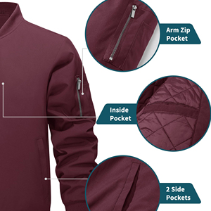 Custom Design Logo Winter Bomber Letterman Baseball <b>Men's</b> <b>Jacket</b> for <b>Men</b> Windbreaker Vintage Bomber Embroidery <b>Jackets</b> - Product Image 4