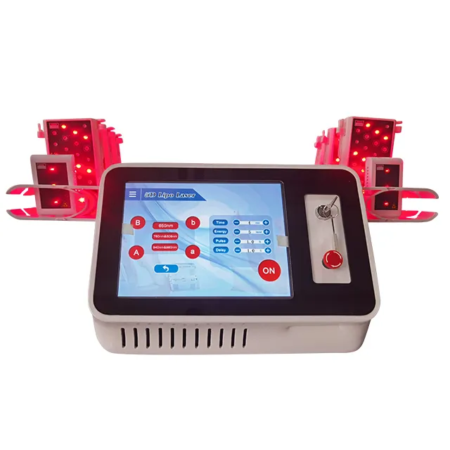 Xách tay 635nm 650nm 940nm 5D Diode Lipo Laser cụ giảm béo 3D Lipo Máy laser để bán