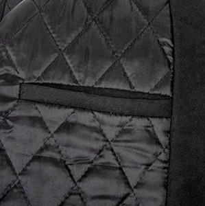 Men's Custom Style Melton Wool Varsity Jacket with Leather Sleeves Patchwork Design CollegeBaseballjacket for men - Product Image 3