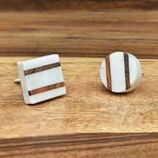 Perillas de madera de mármol para cajones de almacenamiento de cocina, acabado liso hecho a mano que mejora los hogares modernos - Product Image 2