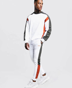 2025 Unisex Custom Logo One Stripe Breathable Cotton <b>Jogging</b> Tracksuit Men's Sport Sweatsuit Set for <b>Maternity</b> Plain Winter - Product Image 4