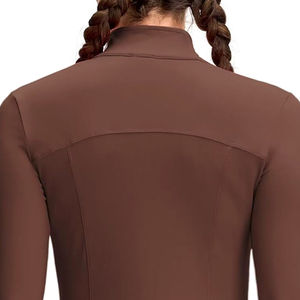 Veste de yoga pour femmes de haute qualité, sur mesure, anti-boulochage, douce, imperméable, respirante, confortable, veste de yoga pour femmes - Product Image 4
