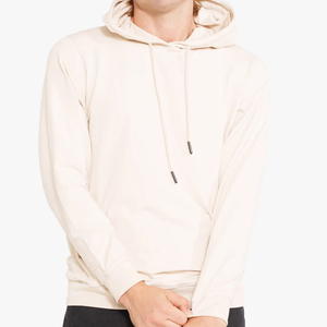 Sweats à capuche en coton biologique pour hommes Sweat à capuche éponge personnalisé pour hommes Pull uni Streetwear Vente en gros Sweats à capuche - Product Image 5