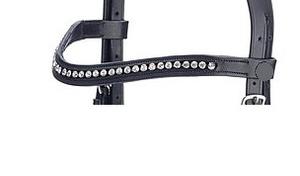 Cuir de bride noir de qualité supérieure pour bride d'équitation de haute qualité - Fabriqué à la main avec du cuir de qualité supérieure - Product Image 5