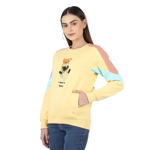 Sweatshirt à capuche et sweat-shirt personnalisables pour femmes qualité supérieure, élégant et imprimé, col rond, coupe ajustée, pour femmes pas cher - Product Image 6