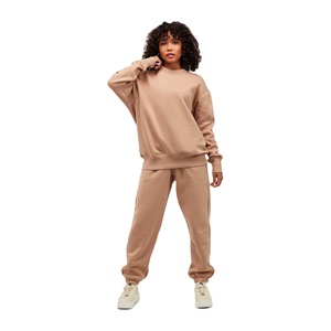 Ensemble de survêtement personnalisé pour femme en molleton de coton pour l'automne et l'hiver, pantalon de jogging et sweat-shirt, ensemble de survêtement, jogging pour femme - Product Image 1
