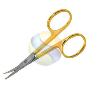 Ciseaux à cuticules de salon d'élite, super tranchants, pointe en forme de flèche, design multicolore, ciseaux à cuticules incurvés de luxe, ultra-tranchants, pointe en forme de flèche - Product Image 5