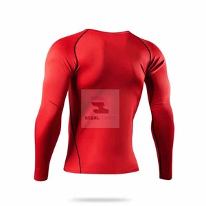 Alta calidad Fitness Wear Rash Guard Hombres Logotipo personalizado Rash Guard para hombres - Product Image 2