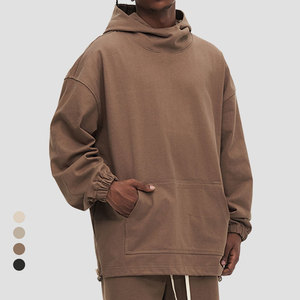 custom Streetwear Blank Unisex <b>Pullover</b> Hoodies Luxury 100% Cotton Plain Heavyweight Oversized <b>Men</b> Sweatshirt Hoodies - Product Image 1