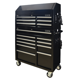 Venta al por mayor 10 cm 16 cajones estante de herramientas rodante almacén poliéster transporte Protector buen precio armario de herramientas para garaje OEM - Product Image 3