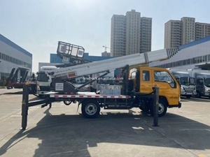 Vente chaude JMC 4x2 camion de travail aérien 28 32 mètres maison échelle mobile camion échelle chariot élévateur <span class=keywords><strong>prix</strong></span> de la plate-forme de travail aérien - Product Image 3