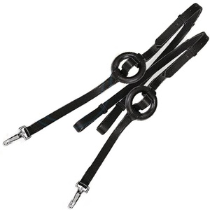 Las últimas Riendas de caballo occidentales de cuero negro Premium personalizadas riendas plegables de exportador indio - Product Image 2