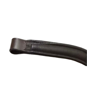 Fabriqué à la main personnalisé en cuir véritable toutes les formes cheval sourcil bande pour bride en plein Cob sur la taille fabriqué en inde commande en gros - Product Image 1