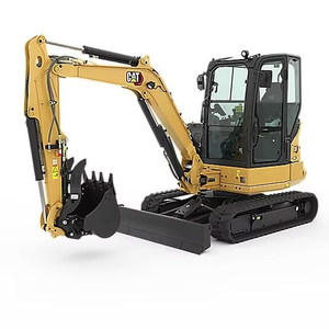Mini-excavatrice CAT 302 CR, petite pelle hydraulique compacte sur chenilles pour travaux de construction et d'aménagement paysager - Product Image 2