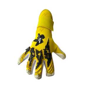 Guantes de portero de cuero Premium de alta calidad personalizables y ajuste Personal al por mayor guantes de agarre de látex de fútbol al aire libre - Product Image 5