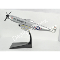 Aluminium moulé sous pression US Air Force Avion Flying Club Mustang Derniers modèles d'avions Avion de chasse Prix de vente chauds