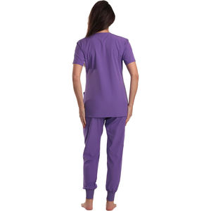 Veste d'été unisexe à manches courtes Costume d'allaitement personnalisé de haute conception pour les patients Uniformes hospitaliers du personnel hospitalier - Product Image 4