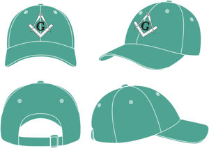 Casquette de baseball classique multicolore à 6 panneaux avec logo brodé - Product Image 6