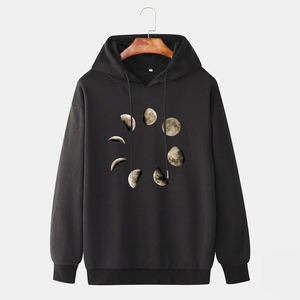 Sudadera con Capucha de Algodón 100% para Hombre, Estilo Urbano, Color Sólido, Fabricación OEM/ODM, Felpa para Otoño, Venta al Por Mayor - Product Image 2