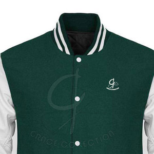 Chaqueta Letterman de Invierno para Hombre, Superventas, Cómoda, Nueva Llegada, Cuello Alto, Opciones de Color Personalizadas, Transpirable, Resistente al Viento, Forro Polar - Product Image 2