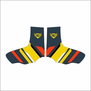 Diseño personalizado nuevo diseño alta calidad poliéster/spandex taco cubierta sublimación personalizada fútbol polainas - Product Image 1
