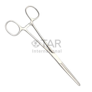 Pince hémostatique droite Pinces de verrouillage en acier inoxydable de qualité supérieure Mâchoires dentelées Hémostats polyvalents Pince à épiler Instruments médicaux - Product Image 6