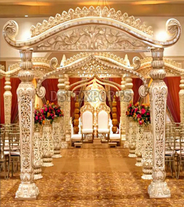 Décoration de Mandapam de mariage Maharaja, portable, en fibre, best-seller, grand Mandapam de mariage traditionnel, dernières créations, Australie - Product Image 3