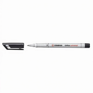 STABILO OHPen Universel 0,7 mm Noir Stylo pour projecteur Overhead Marqueur pour tableau blanc Non résistant aux documents - Product Image 2