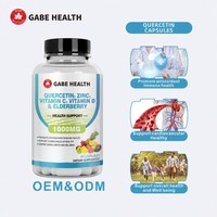 Capsules de quercétine personnalisées en usine Jiabei Suppléments vitaminiques pour adultes Soutien cardiovasculaire et bien-être général OEM/ODM