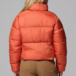 Chaqueta Corta Acolchada de Invierno para Mujer, Chaqueta Bomber Corta Acolchada y Aislada, Chaqueta de Burbuja Cortavientos para Mujer - Product Image 3