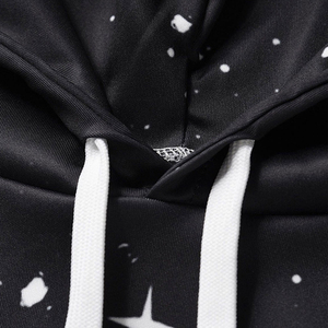 เสื้อฮู้ดแผงสองสีสำหรับผู้ชายสินค้าล่าสุด2025ออกแบบได้ตามต้องการจากซัพพลายเออร์ปากีสถาน - Product Image 4