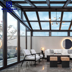 Fenêtre coulissante en aluminium à double vitrage Fenêtres de véranda Fenêtre coulissante avec moustiquaire - Product Image 2