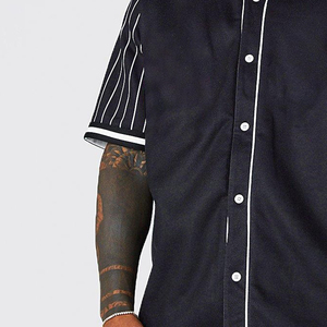 Maillot de baseball tendance, vêtements de sport, coupe confortable, respirant, séchage rapide, 100% polyester pour hommes, maillot d'équipe et vêtements de sport - Product Image 2