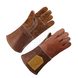 ถุงมือหนังสำหรับงานเชื่อมจากโรงงานโดยตรง จำหน่ายจำนวนมาก รับผลิตแบบ OEM พร้อมสกรีนโลโก้ ผู้ผลิตถุงมือหนังสำหรับงานเชื่อม ขายส่ง - Product Image 5