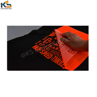 Plastisol de Impresión por Transferencia de Calor, Lavable e Impermeable, Personalizado para Impresión Digital en Película PET, Transferencias Termoadhesivas con Logotipo Personalizado para Algodón