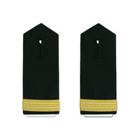 Écusson d'épaule personnalisé pour uniforme royal, à coudre, en dentelle, avec épingles de sûreté, en tissu toile brodé, réutilisable, haute qualité, OEM