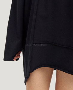 Sudadera con capucha de lana de algodón de alta calidad personalizada de gran tamaño, diseñador de marca de moda, Sudadera con capucha con estampado de logotipo 3D para mujer - Product Image 6