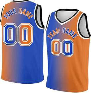 Camiseta de baloncesto de la mejor calidad al por mayor camiseta de baloncesto reversible de poliéster 100% de todos los equipos transpirable entrenamiento - Product Image 6