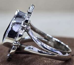 แหวนเงินแท้925ดีไซน์เนอร์พลอยทัวร์มาลีนสีเขียวทันสมัยล่าสุด - Product Image 3