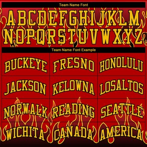 Personalizado rojo oro-negro llama cuello redondo sublimación baloncesto traje Jersey y pantalones cortos 2 piezas conjuntos uniformes para la venta - Product Image 6