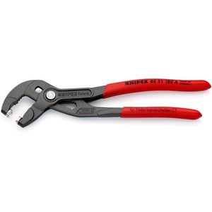 คีมหนีบสปริง KNIPEX สำหรับตกปลา ความยาวรวม 180 มม. ความจุสูงสุด 50 มม. ปรับได้ 15 ระดับ เคลือบพลาสติก - Product Image 4
