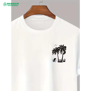 เสื้อยืดโอเวอร์ไซส์หนัก 240 กรัม สกรีนโลโก้ได้ คอกลม คอริบหนา คุณภาพสูง ผ้าฝ้าย 100% เป็นมิตรกับสิ่งแวดล้อม แห้งเร็ว สำหรับผู้ชาย - Product Image 5