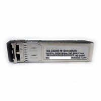 Module émetteur-récepteur optique 10G SFP+ CWDM-18 1610nm 40km Monomode Duplex LC