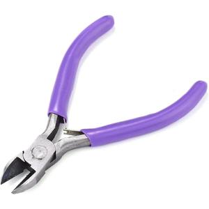 1Pc <b>Side</b> Cutting Pliers Carbon Steel Jewelry Pliers 4.1 Inch Jewelry Making Tools Lilac <b>Side</b> <b>Cutter</b> Wire Looping Plier - Product Image 4