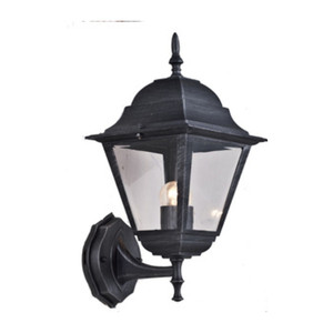 Lanterna New York "Up" con Braccio Grigio in Ghisa Anticata - Product Image 1