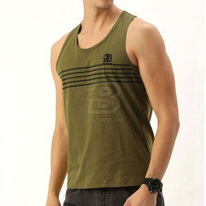 ¡Camiseta sin mangas de gimnasio en blanco liso de algodón de verano para hombre EM para culturismo a la venta! - Product Image 3