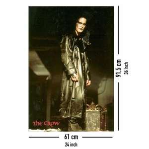 Affiche murale style moderne The Crow avec cadre noir - Product Image 2
