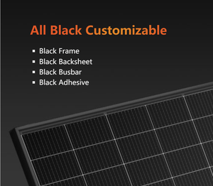 Pannello Solare Hanersun Tier 1 N-Type TOPCon 475W Completamente Nero Bifacciale a Doppio Vetro Modulo Fotovoltaico per Massima Efficienza Energetica - Product Image 3