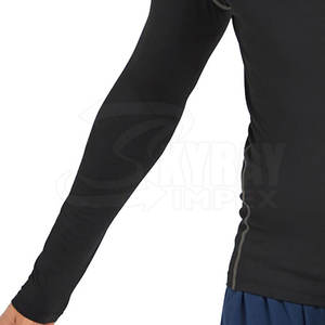 Chemises de compression à manches longues à séchage rapide pour hommes Personnalisez votre propre logo Chemises de compression pour hommes - Product Image 6